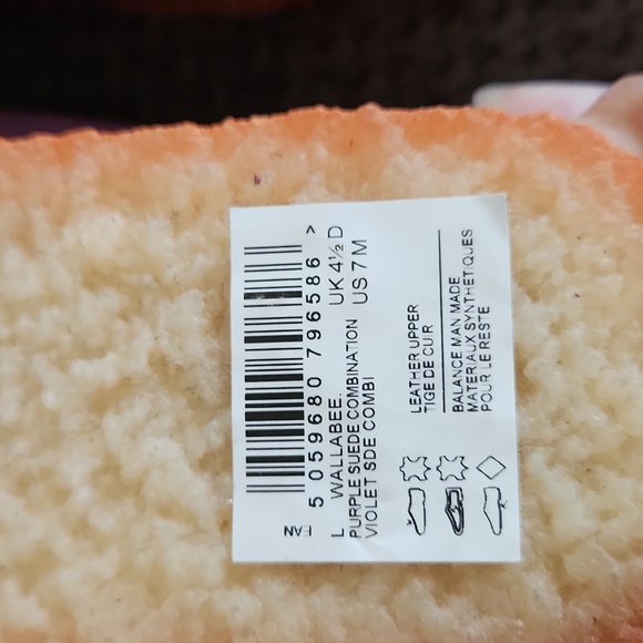 Clark's Original Purple Wallabee Women's Shoes NEW - Picture 4 of 4